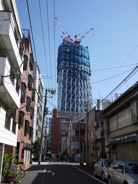 ���ݓr���̓����X�J�C�c���[�̎ʐ^