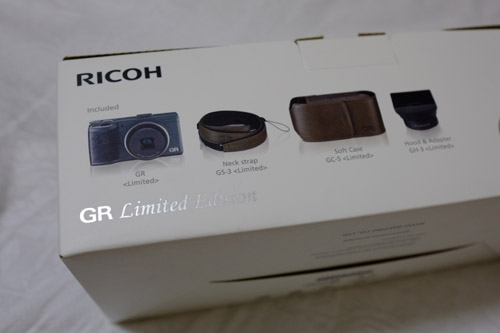 ���R�[ GR Limited Edition�̃p�b�P�[�W